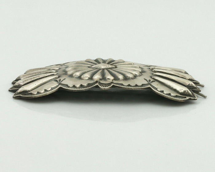 Women's Navajo Hair Clip .925 Silver Handmade Native Artist C.80's