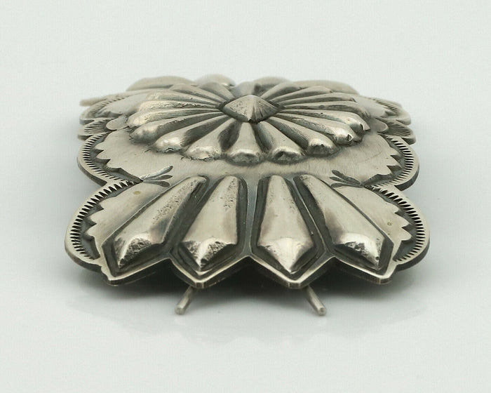 Women's Navajo Hair Clip .925 Silver Handmade Native Artist C.80's
